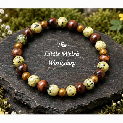 Stone Bracelet:  Earthy Tones