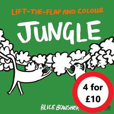 Lift-the-Flap and Colour: Jungle