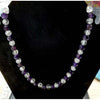 Amethyst & Glass Necklace