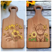 Decorative Paddle Chopping Boards