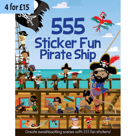 555 Sticker Fun Pirate Ship