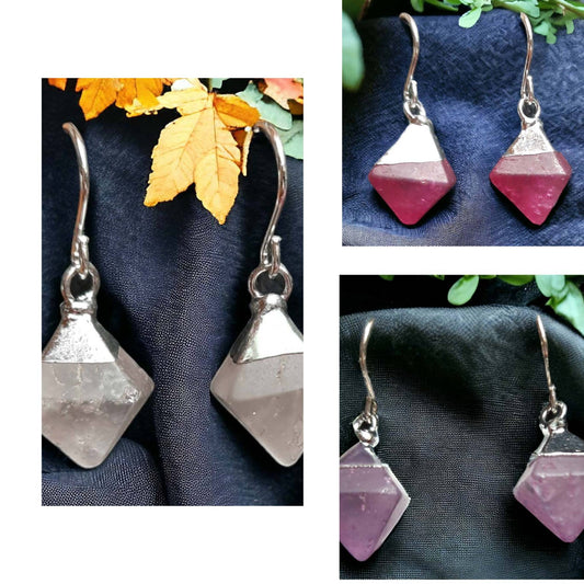 Silver & Quartz Earrings