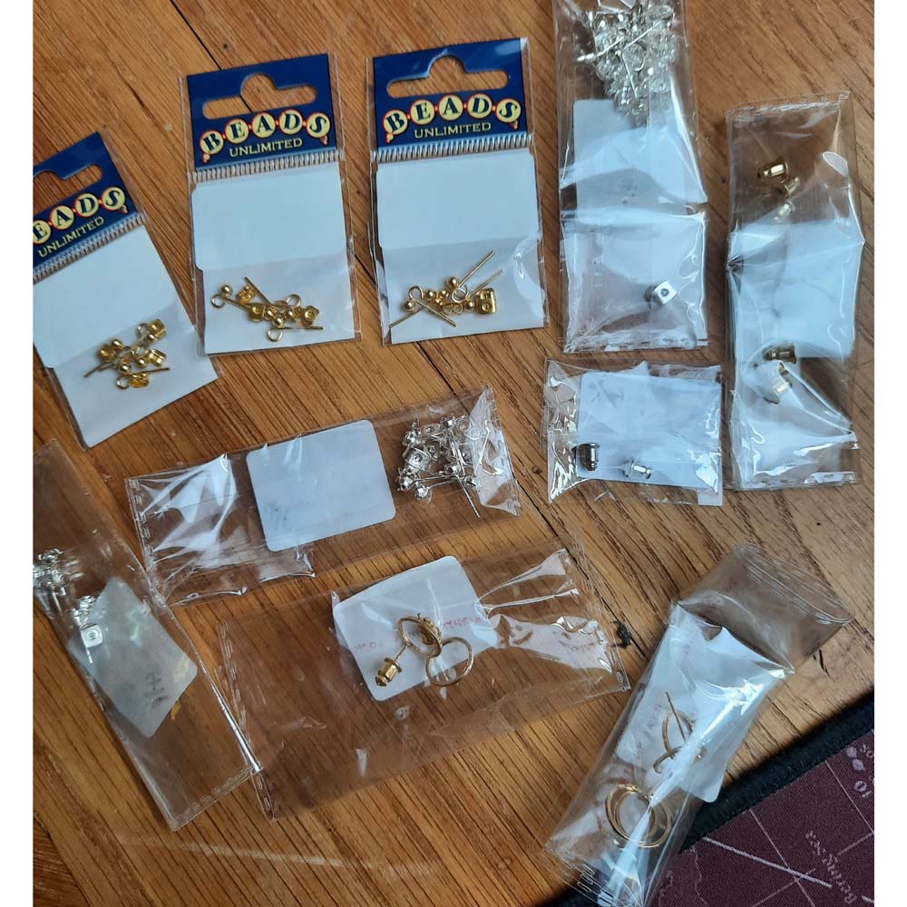 Earing parts (fish hooks & studs)