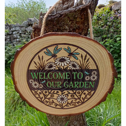 Welcome to Our Garden Sign