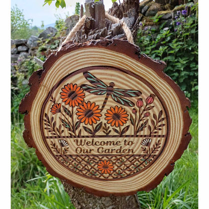Welcome to Our Garden Sign