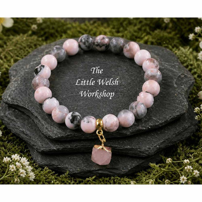 Pink Zebra Jasper Bracelet