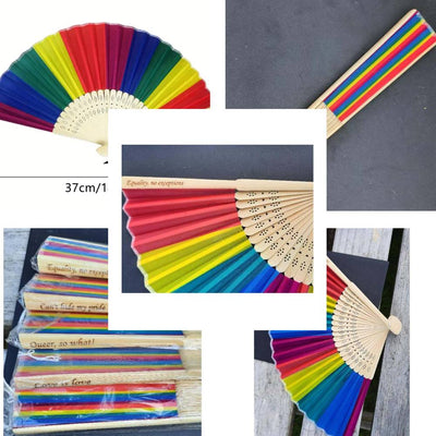 Rainbow Etched Fans