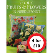 Exotic Fruits & Flowers in Needlepoint