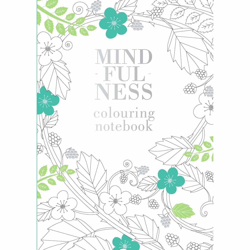 CLEARANCE:  Mindfulness Colouring Notebook (A5)