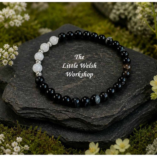 Agate & Quartz Bracelet