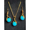 Lava Bead Earrings & Necklace Sets