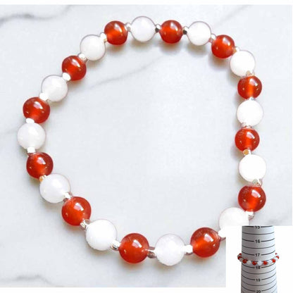 Carnelian & Jade Bracelet