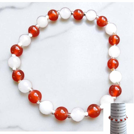 Carnelian & Jade Bracelet