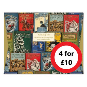 Boys Own Book Covers Writing Set