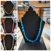 Vivid Acrylic Necklaces & Earrings