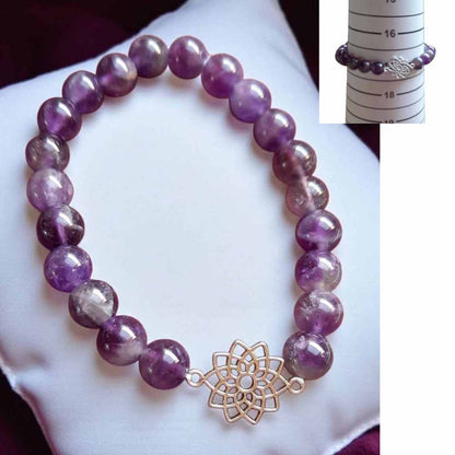 Amethyst Beaded Bracelet