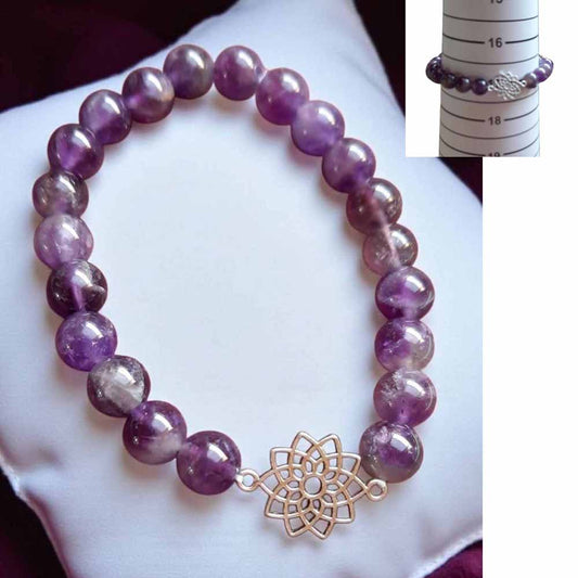 Amethyst Beaded Bracelet
