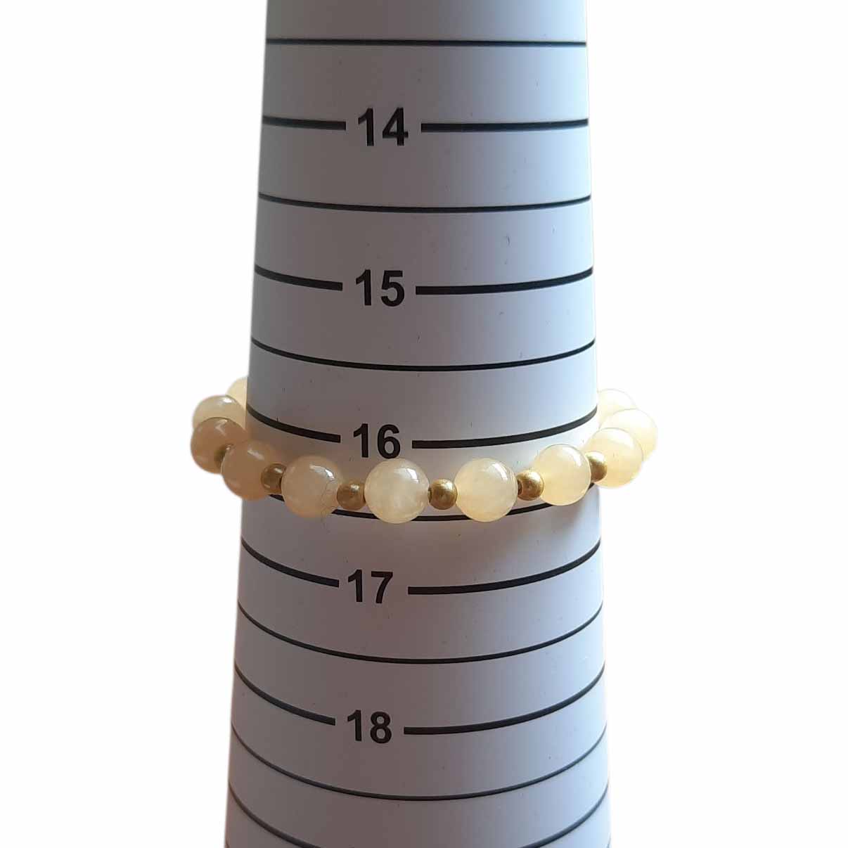 Aragonite Beaded Bracelet
