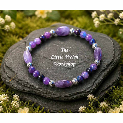 Purple Beaded Bracelet