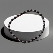 Black Agate & Glass Necklace