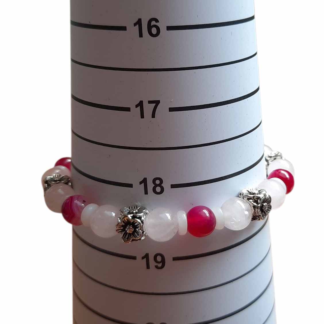 Pink & Silver Bracelet