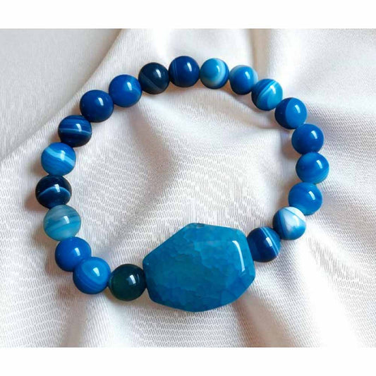 Blue Agate Bracelet