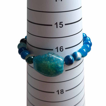 Blue Agate Bracelet