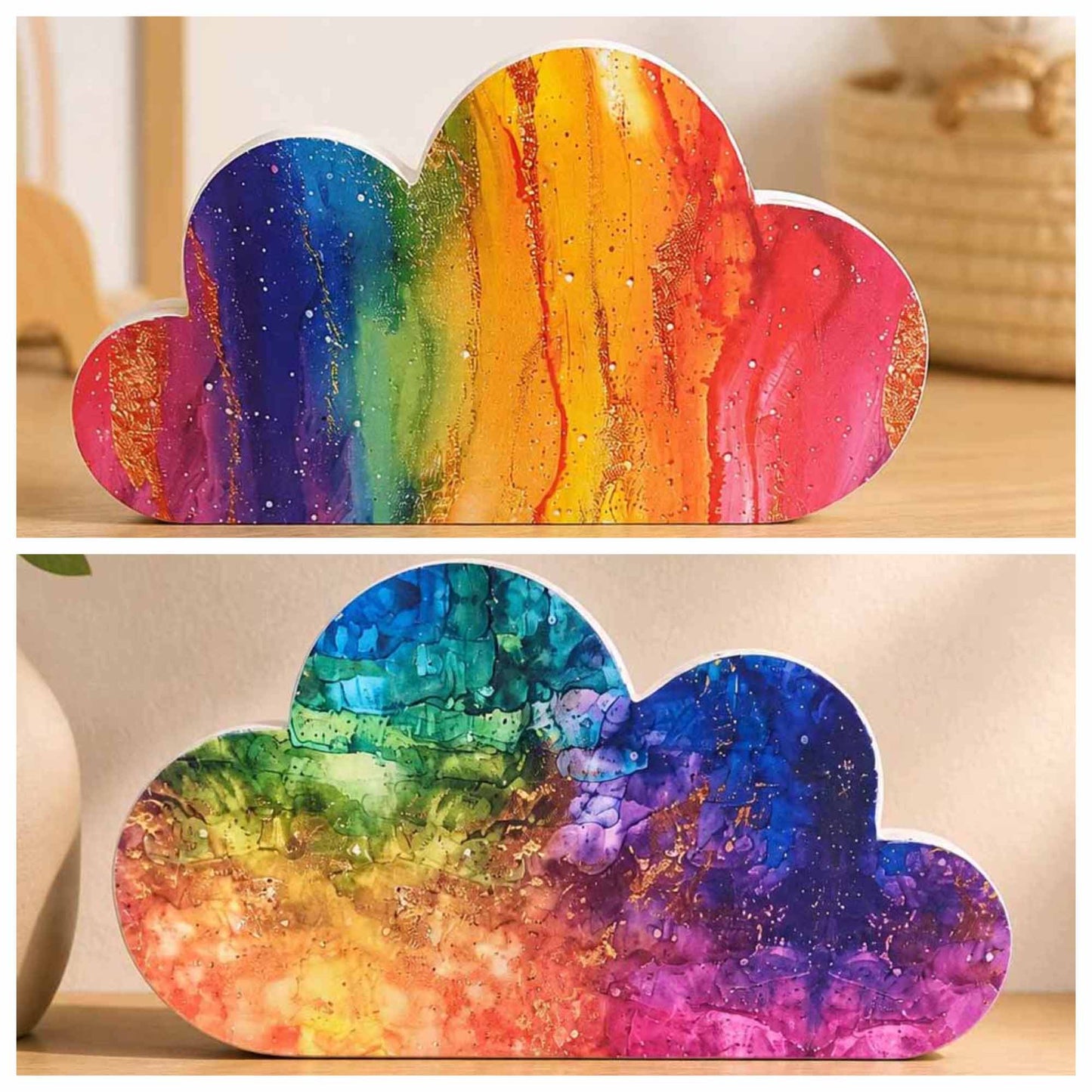 Multi Colour Cloud Decor
