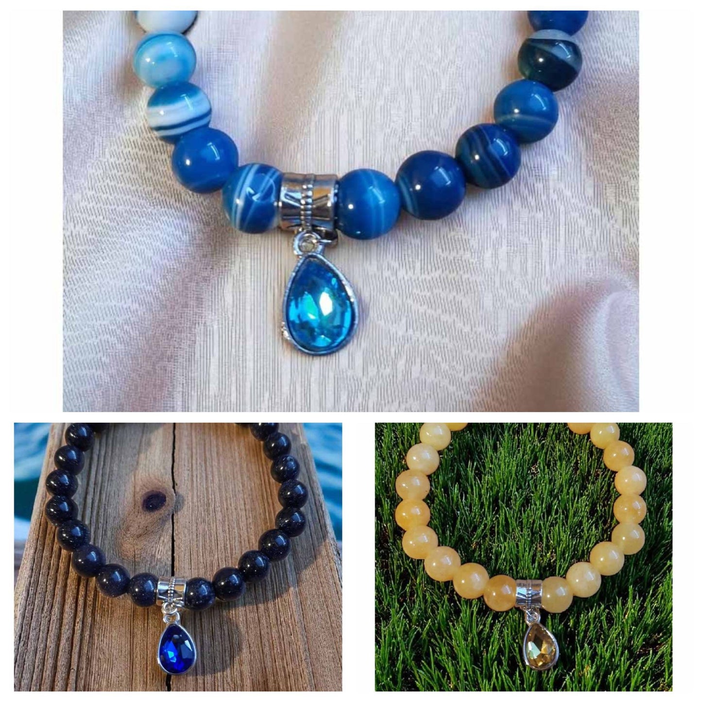 Teardrop Charm Bracelets