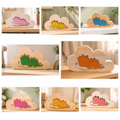 Sleeping Dino Decor