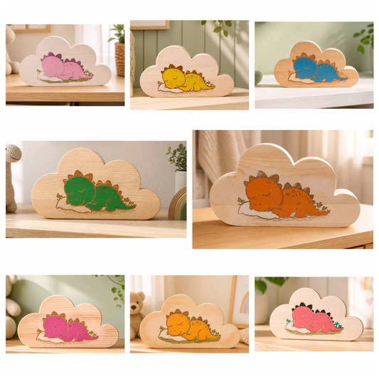 Sleeping Dino Decor