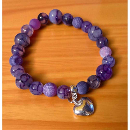 Purple Agates Bracelet
