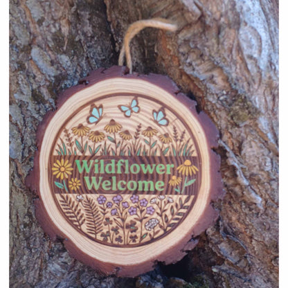 Wildflower Welcome - Garden Sign