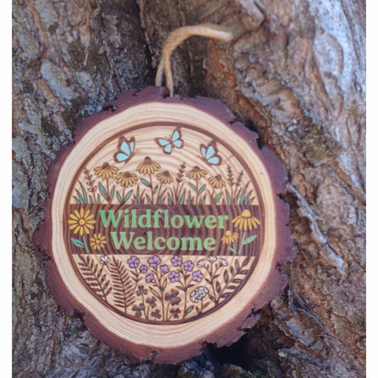 Wildflower Welcome - Garden Sign