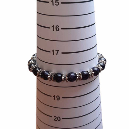 Dark Blue & Silver Bracelet