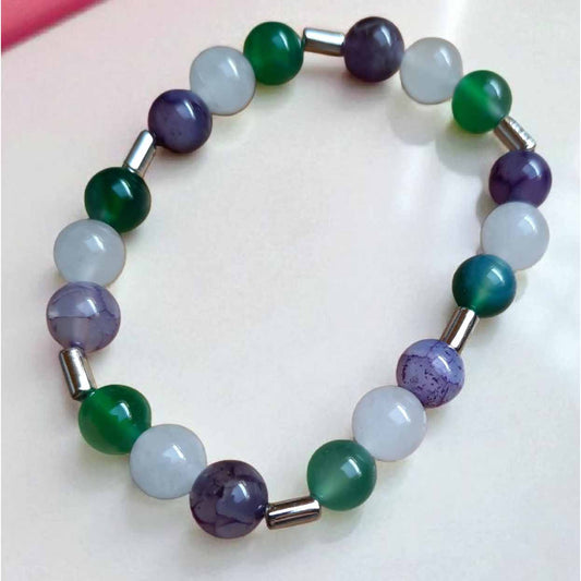 Mixed Stone Beaded Bracelet