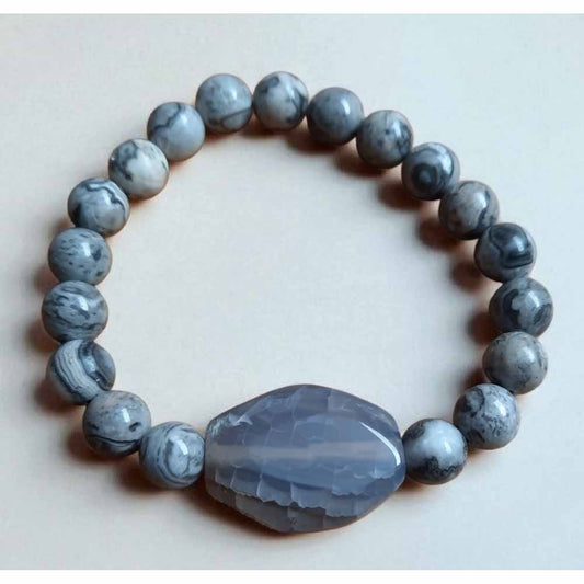 Map Jasper & Agate Bracelet