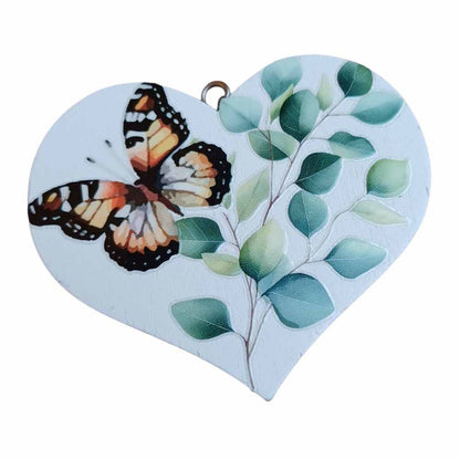 Decorative Hanging Hearts - Birds & Butterflies