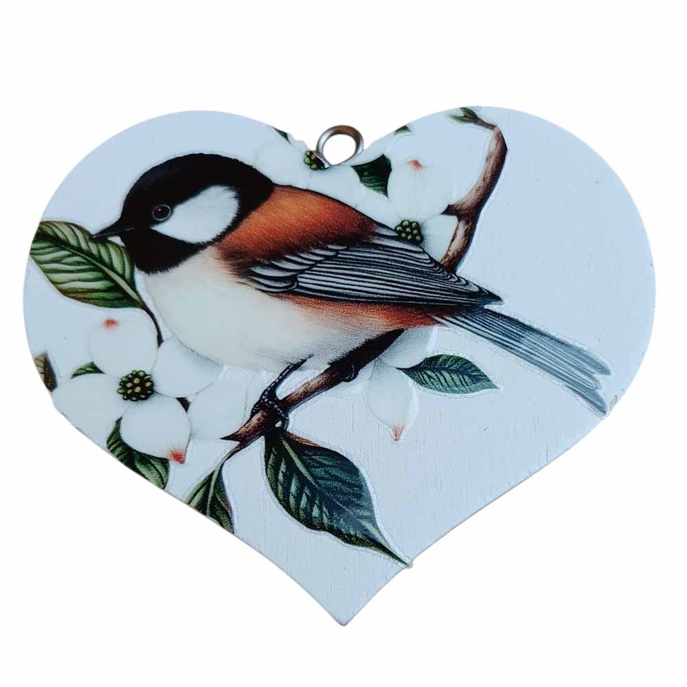 Decorative Hanging Hearts - Birds & Butterflies