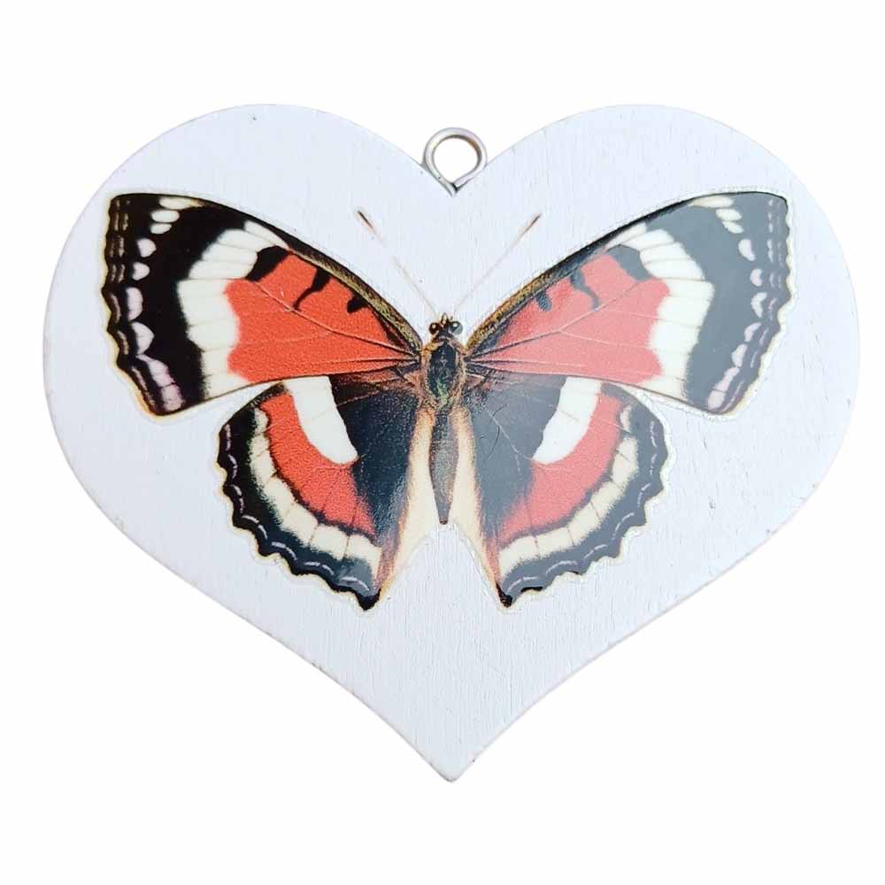 Decorative Hanging Hearts - Birds & Butterflies