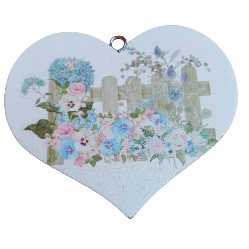 Decorative Hanging Hearts - Floral