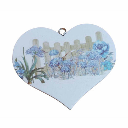 Decorative Hanging Hearts - Floral