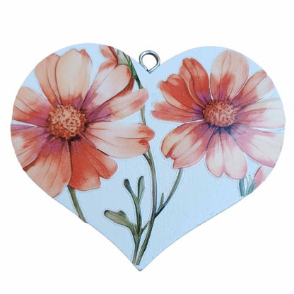 Decorative Hanging Hearts - Floral