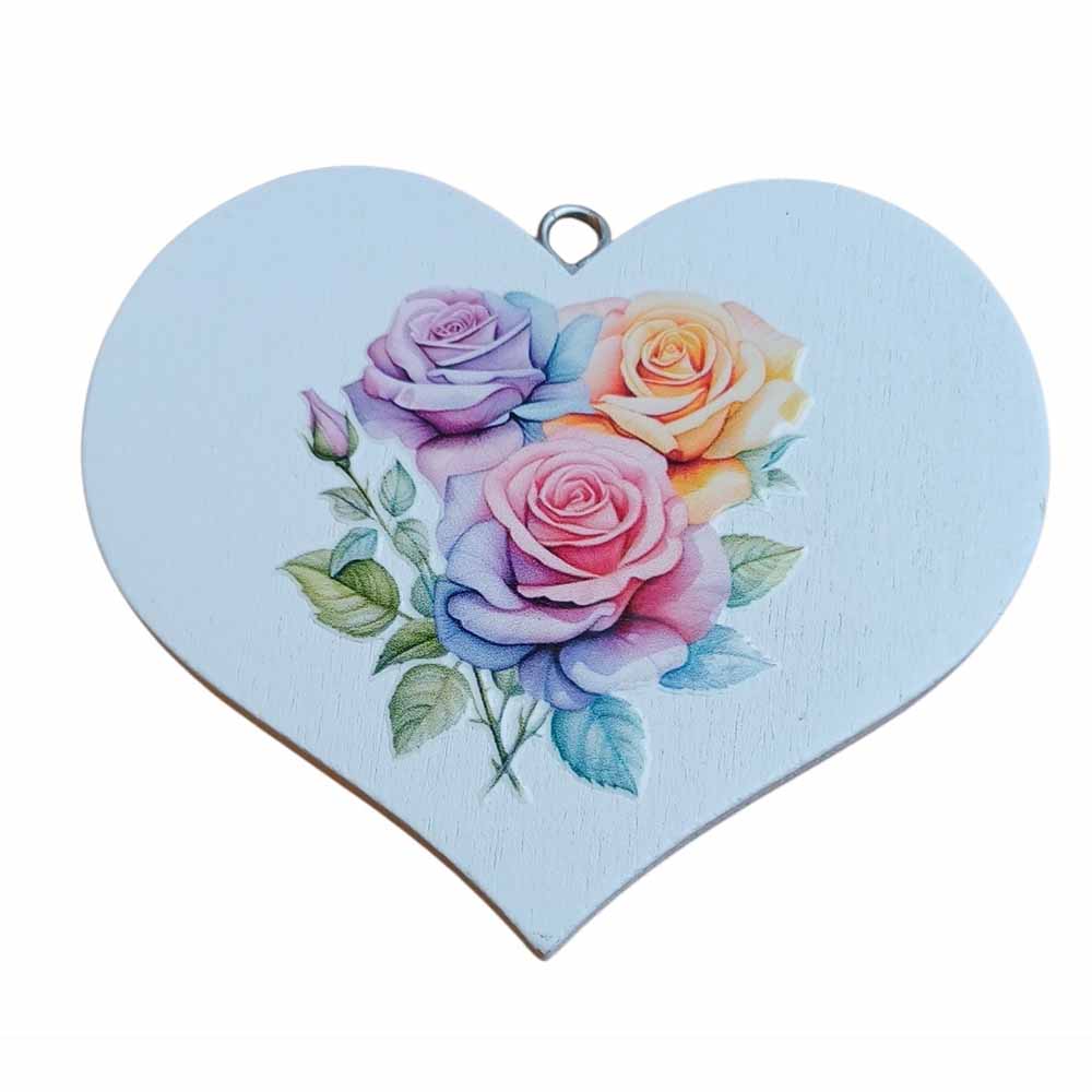 Decorative Hanging Hearts - Floral