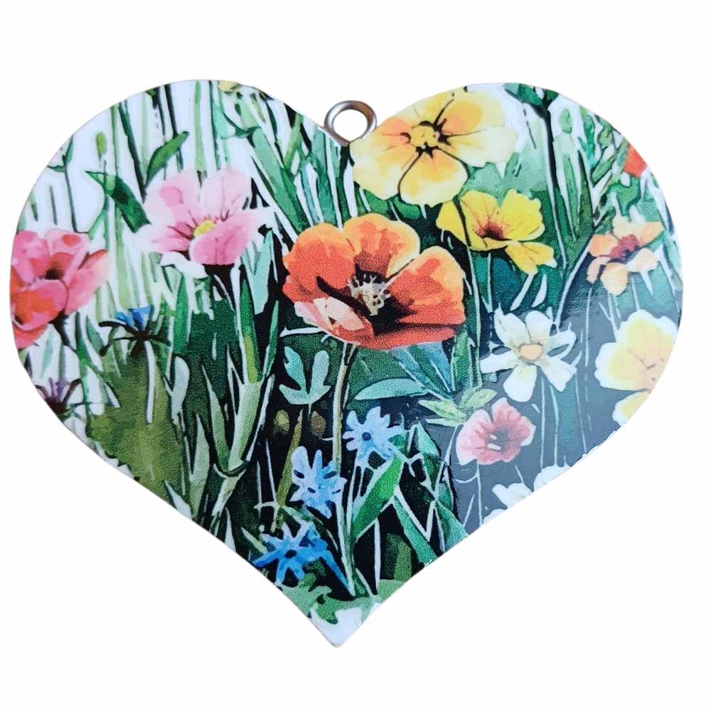 Decorative Hanging Hearts - Floral