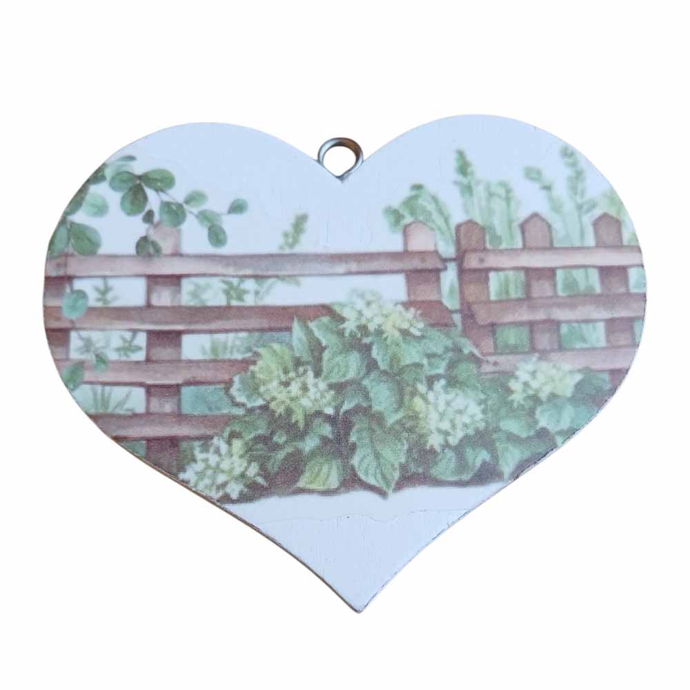 Decorative Hanging Hearts - Floral