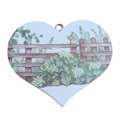 Decorative Hanging Hearts - Floral
