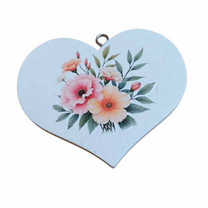 Decorative Hanging Hearts - Floral