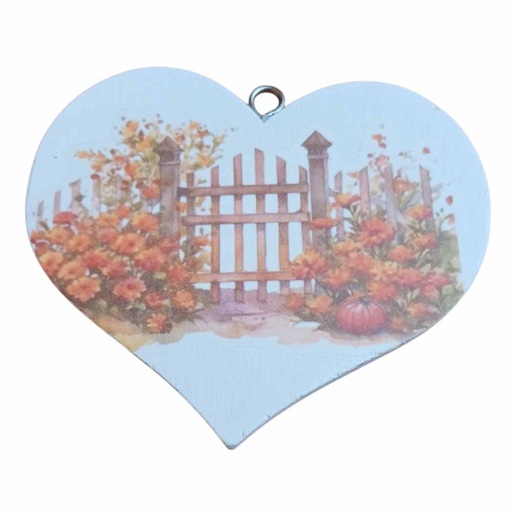 Decorative Hanging Hearts - Floral