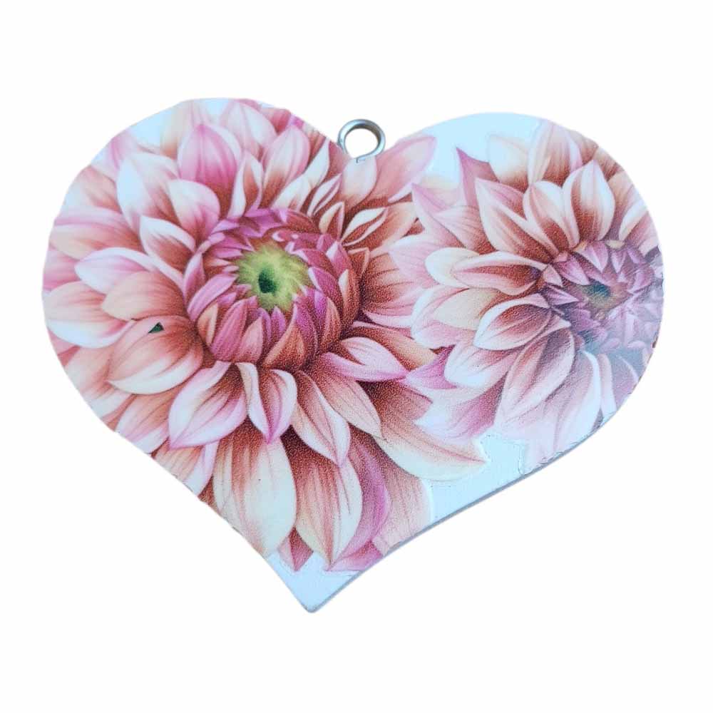 Decorative Hanging Hearts - Floral